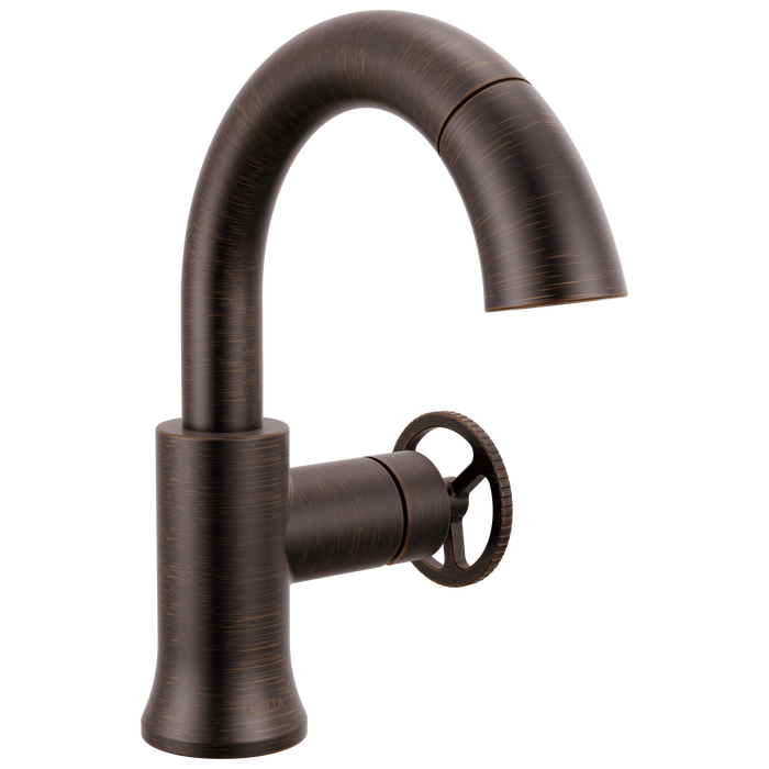 Delta Trinsic 558HAR-PNPD Single Handle Pull-Down Bathroom Faucet - Venetian Bronze