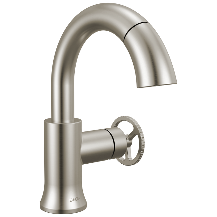 Delta Trinsic 558HAR-PNPD Single Handle Pull-Down Bathroom Faucet - Stainless