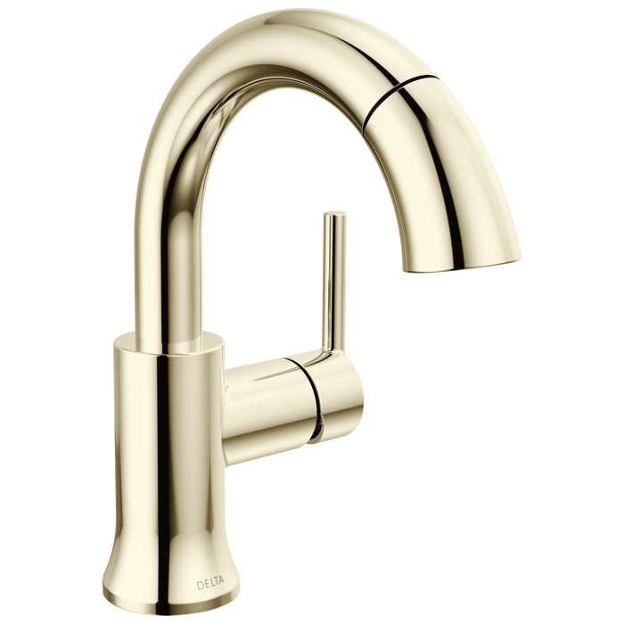 Delta Trinsic 558HAR-PNPD Single Handle Pull-Down Bathroom Faucet - Polished Nickel