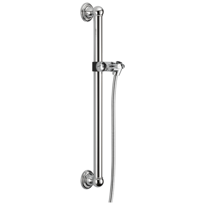 Adjustable Slide Bar / Grab Bar Assembly in Chrome - Thumbnail 2