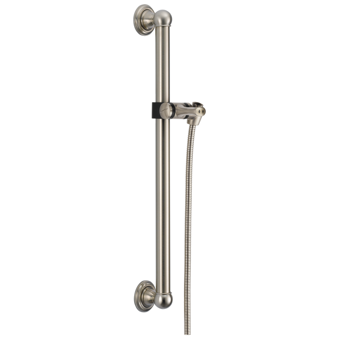 Adjustable Slide Bar / Grab Bar Assembly in Chrome
