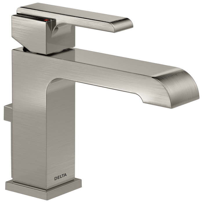 Delta 567LF-Metal Ara Single Handle Lavatory Faucet - Metal pop-up