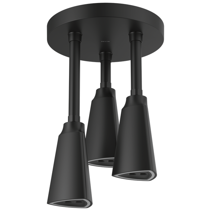H2OKINETIC Pendant Raincan Shower Head with LED Light