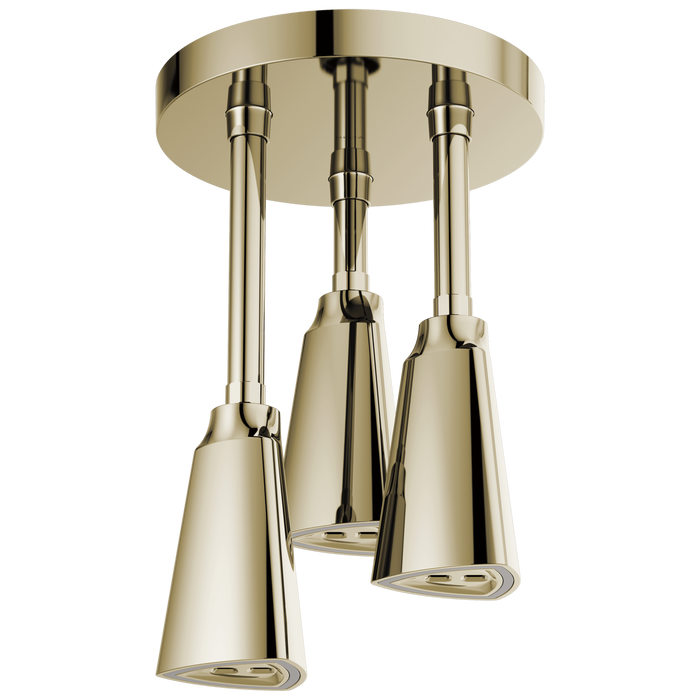 H2OKINETIC Pendant Raincan Shower Head with LED Light
