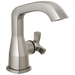 Delta Stryke 5766 Single Handle Bathroom Faucet - Lumicoat Stainless