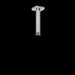 Riobel 578 6" Ceiling Mount Shower Arm With Square Escutcheon