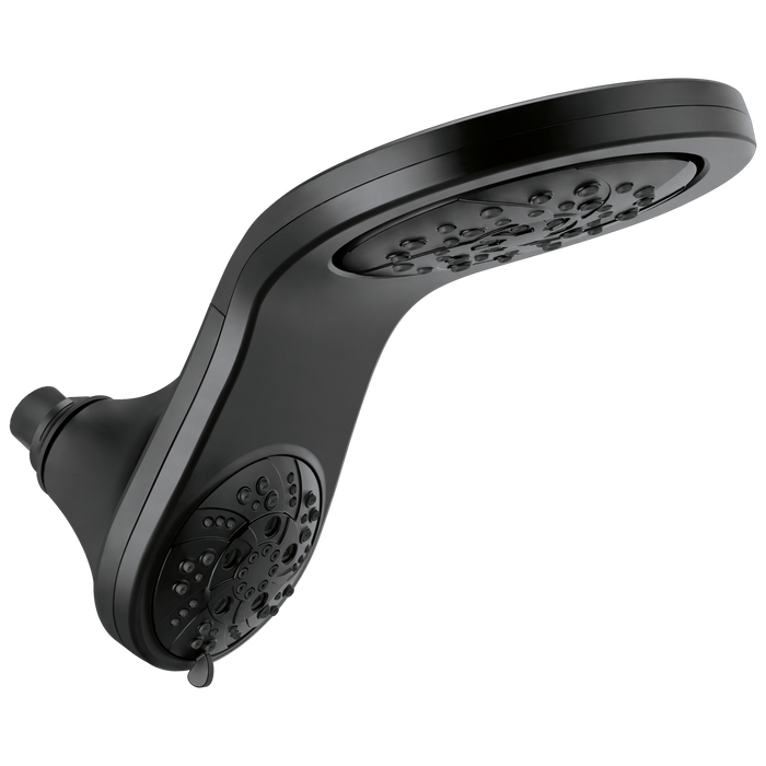 Delta Delta Universal Showering Components: HydroRain H<sub>2</sub>Okinetic 5-Setting Two-in-One Shower Head