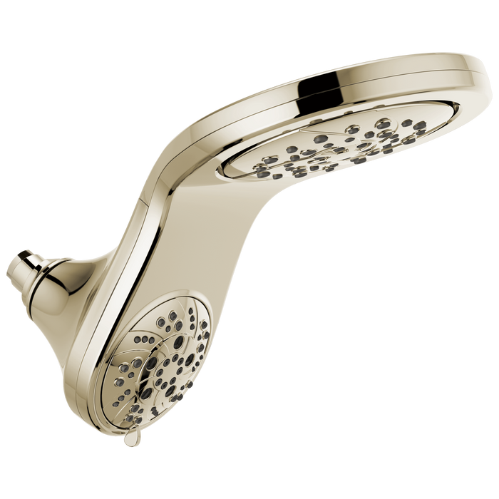 Delta Delta Universal Showering Components: HydroRain H<sub>2</sub>Okinetic 5-Setting Two-in-One Shower Head