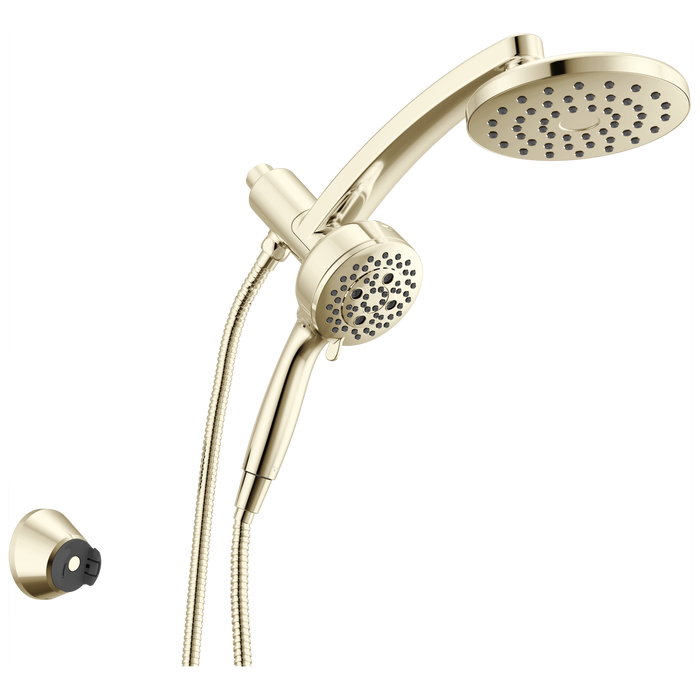 Delta Universal Showering Components 58600 PivotPro 3-in-1 Combination Shower - Lumicoat Polished Nickel