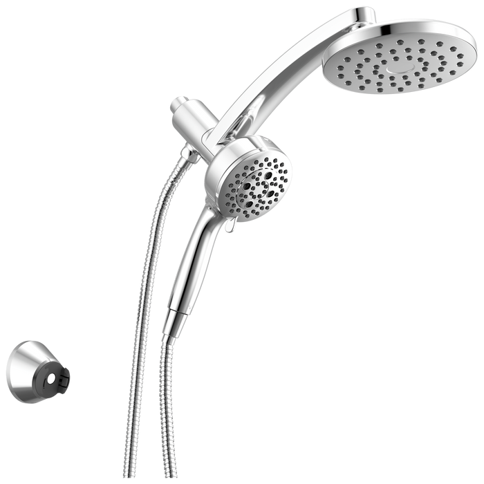 Delta Universal Showering Components 58600 PivotPro 3-in-1 Combination Shower - Lumicoat Chrome