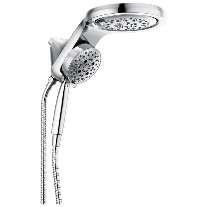 Delta Universal Showering Components: HydroRain H2OKinetic5-Setting Two-in-One Shower Head