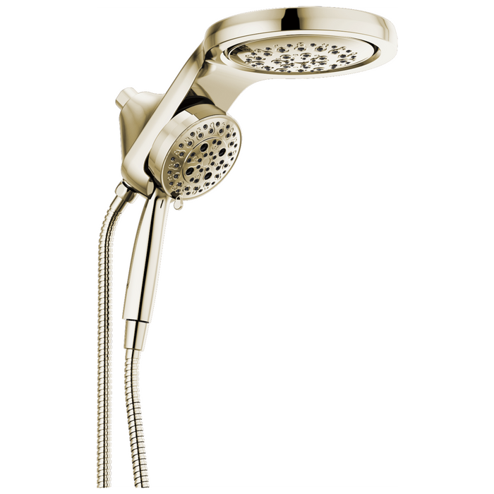Delta Universal Showering Components: HydroRain H2OKinetic5-Setting Two-in-One Shower Head