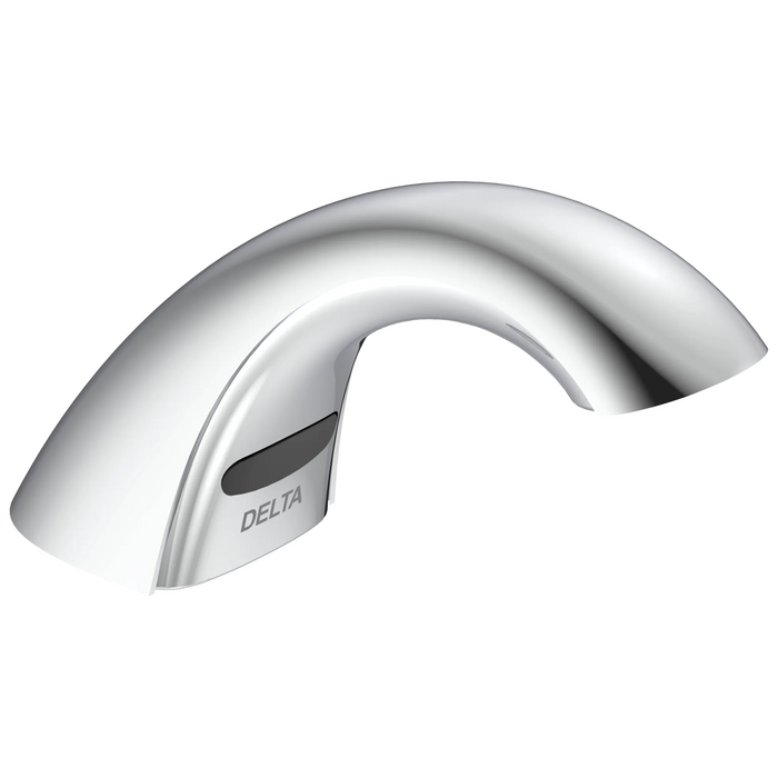 Battery Electronic Lav Faucet, VR 0/Grid Strainer.5 GPM, L