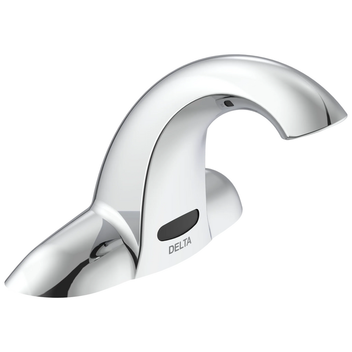 Commercial 591T 591TF1258TR 4" Electronic Faucet, Battery, 0.5gpm, Trim only - Chrome