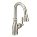 Moen 5985 Brantford One Handle High Arc Bar Faucet in Spot Resist Stainless