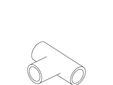 KOHLER K-60565 Tee, .5" Pvc