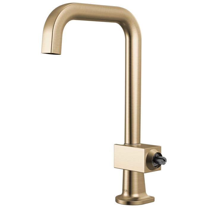 Brizo Frank Lloyd Wright 61023LF Bar Faucet with Square Spout - Less Handle - Luxe Gold