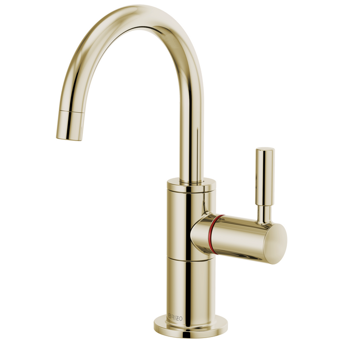 Brizo Odin 61320LF Instant Hot Faucet with Arc Spout - Polished Nickel