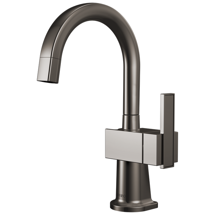 Brizo Frank Lloyd Wright 61322LF Beverage Faucet with Arc Spout - Brilliance Black Onyx