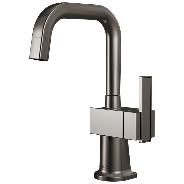 Brizo Frank Lloyd Wright 61323LF Beverage Faucet with Square Spout - Brilliance Black Onyx