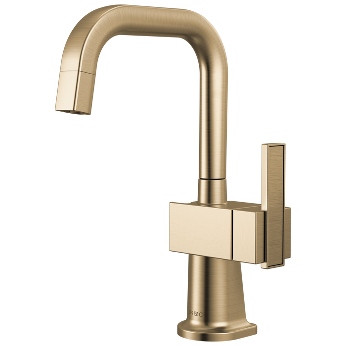 Brizo Frank Lloyd Wright 61323LF Beverage Faucet with Square Spout - Luxe Gold