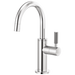 Brizo Litze 61343LF Beverage Faucet with Arc Spout and Knurled Handle - Chrome