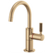 Brizo Litze 61343LF Instant Hot Faucet with Arc Spout and Knurled Handle - Luxe Gold