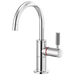 Brizo Litze 61343LF Instant Hot Faucet with Arc Spout and Knurled Handle - Chrome