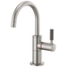 Brizo Litze 61343LF Instant Hot Faucet with Arc Spout and Knurled Handle - Stainless