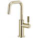 Brizo Litze 61353LF-C Beverage Faucet with Square Spout and Knurled Handle - Polished Nickel