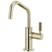 Instant Hot Faucet with Angled Spout and Knurled Handle