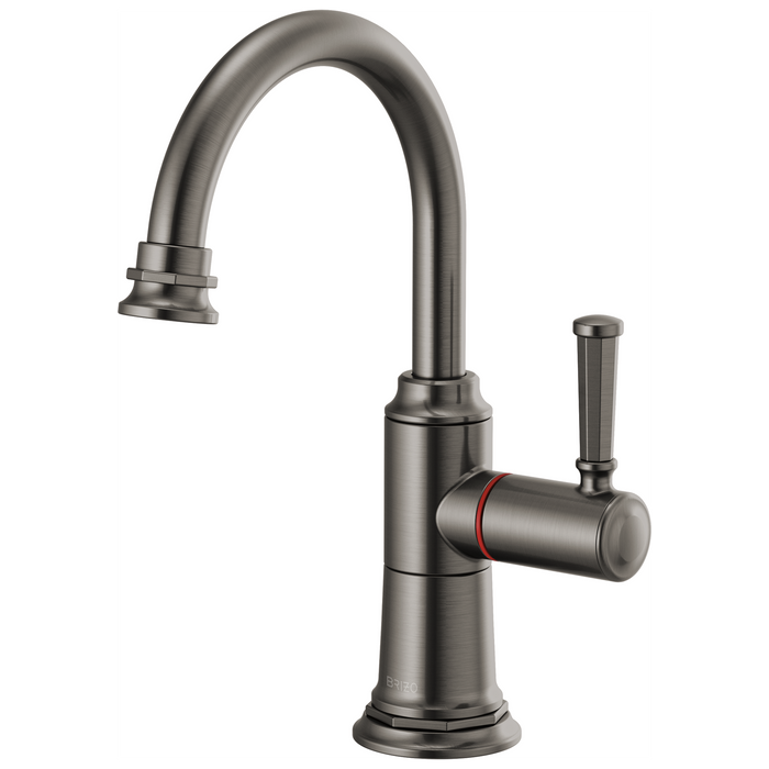 Brizo Rook 61374LF-H Instant Hot Faucet with Arc Spout - Luxe Steel