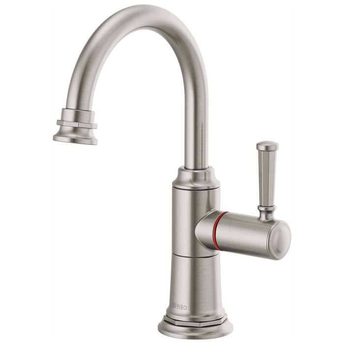Brizo Rook 61374LF-H Instant Hot Faucet with Arc Spout - Stainless