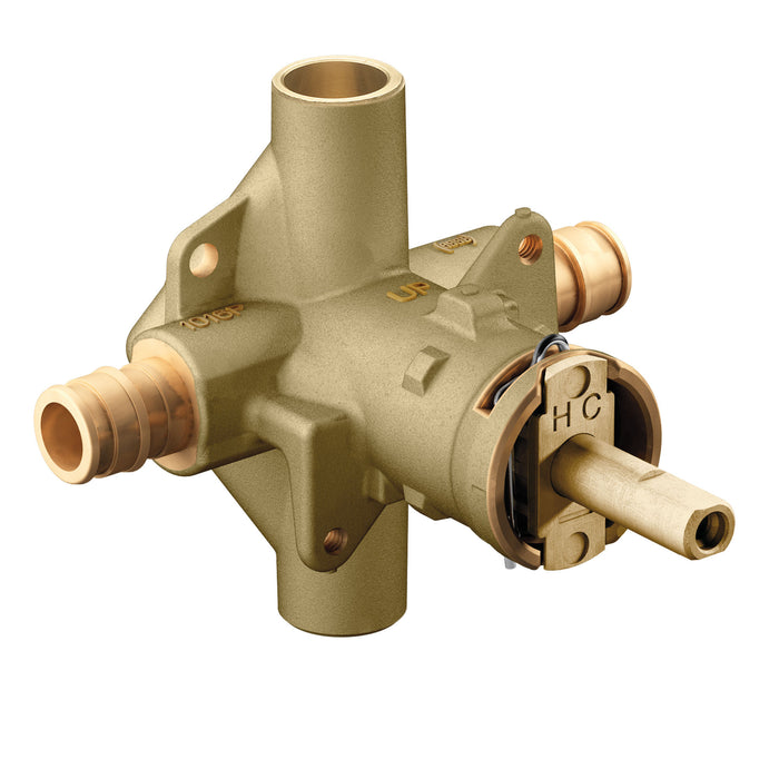 Includes bulk pack Posi-Temp(R) 1/2" Cold Expansion PEX inlets/CC outlets connection pressure balancing