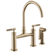 Brizo Brizo Litze: Bridge Faucet with Arc Spout and Knurled Handle
