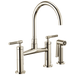 Brizo Brizo Litze: Bridge Faucet with Arc Spout and Knurled Handle