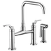 Brizo Brizo Litze: Bridge Faucet with Square Spout and Industrial Handle