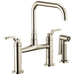 Brizo Brizo Litze: Bridge Faucet with Square Spout and Industrial Handle