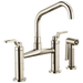 Brizo Brizo Litze: Bridge Faucet with Angled Spout and Industrial Handle