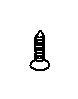 KOHLER K-62611 Screw, Wood 6 X .625