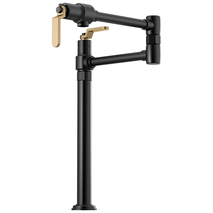 Brizo Brizo Litze: Litze Deck Mount Pot Filler with Industrial Handle