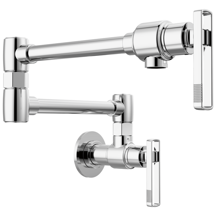 Brizo Kintsu: Wall Mount Pot Filler with Knob Handle 