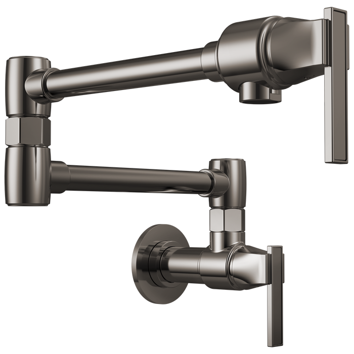 Brizo Frank Lloyd Wright 62822LF Wall Mount Pot Filler - Brilliance Black Onyx