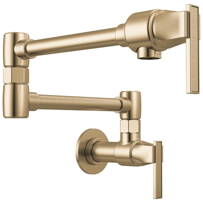 Brizo Frank Lloyd Wright 62822LF Wall Mount Pot Filler - Luxe Gold