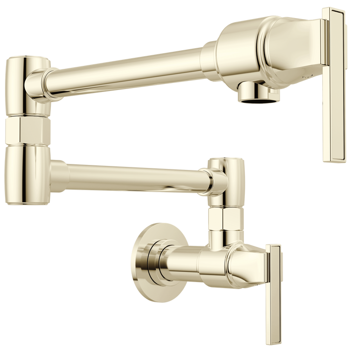 Brizo Frank Lloyd Wright 62822LF Wall Mount Pot Filler - Polished Nickel