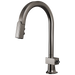 Brizo Frank Lloyd Wright 63022LF Pull-Down Kitchen Faucet with Arc Spout - Less Handle - Brilliance Black Onyx