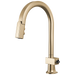 Brizo Frank Lloyd Wright 63022LF Pull-Down Kitchen Faucet with Arc Spout - Less Handle - Luxe Gold