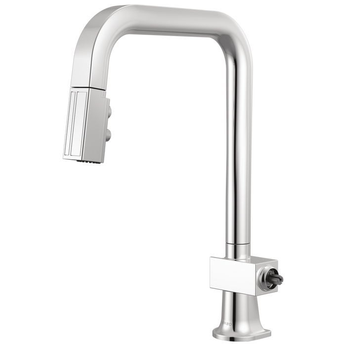 Brizo Frank Lloyd Wright 63023LF Pull-Down Kitchen Faucet with Square Spout - Less Handle - Chrome