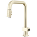 Brizo Frank Lloyd Wright 63023LF Pull-Down Kitchen Faucet with Square Spout - Less Handle - Polished Nickel