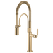Brizo Litze 63344LF Semi-Professional Kitchen Faucet - Industrial Handle - Luxe Gold